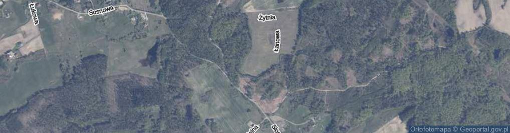 Zdjęcie satelitarne Miłkowa ul.